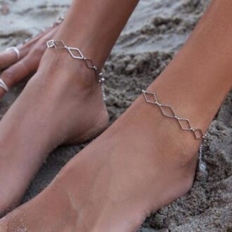 Set De 3 Bracelets De Cheville Femme En Acier Inoxydable 316L – Longueur Réglable 22+5 Cm – Cadeau Idéal - 5