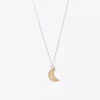 N8093b Collier Lune Agate Druzy Or Laminé ou Acier Doré - Bijoux Colliers en ligne Ninanina