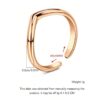 N8097A Duo Bagues D'Orteils réglables Acier Inoxydable Rosé - Bijoux Bagues en ligne Ninanina