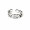 N8117g Bague Doigt Pied Acier Inoxydable Orteil ou Phalange - Bijoux de pieds femme en ligne Ninanina