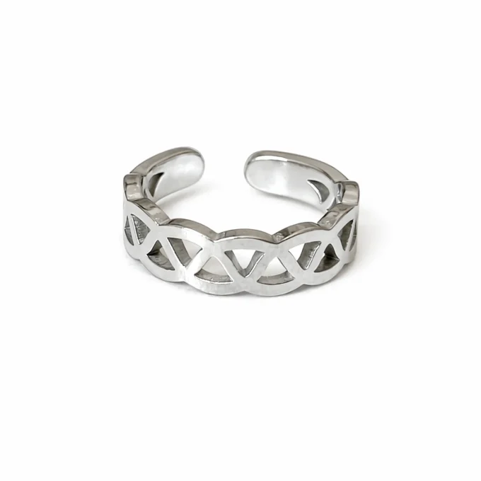 N8117g Bague Doigt Pied Acier Inoxydable Orteil ou Phalange - Bijoux de pieds femme en ligne Ninanina