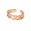 N8117i Bague Doigt Pied Acier Inoxydable Orteil ou Phalange - Bijoux de pieds femme en ligne Ninanina