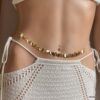 N8122 Chaîne De Taille Or Femme Acier Inox Et Laiton Doré - Bijoux de corps Femmes en ligne Ninanina