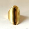 N8125f Grosse Bague Dorée Acier Inoxydable Or Large Femme - Bijoux Bagues en ligne Ninanina