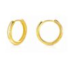 8154a Creole Plaqué Or Epaisse sur Argent Homme 18mm - Bijoux Boules d'oreilles hommes en ligne Ninanina