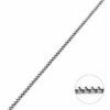 N8045b Chaine Maille Venitienne Argent Pour Homme 55cm - Bijoux Colliers Hommes en ligne Ninanina