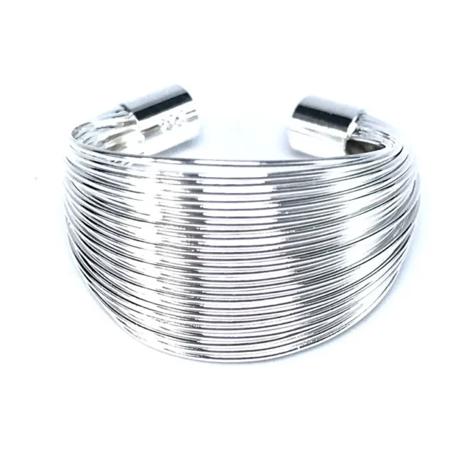 N8189 Bague Pouce Femme Réglable Fils D'Argent Plaqué - Bijoux Bagues Femmes en ligne Ninanina