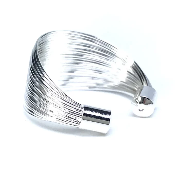 N8189a Bague Pouce Femme Réglable Fils D'Argent Plaqué - Bijoux Bagues Femmes en ligne Ninanina