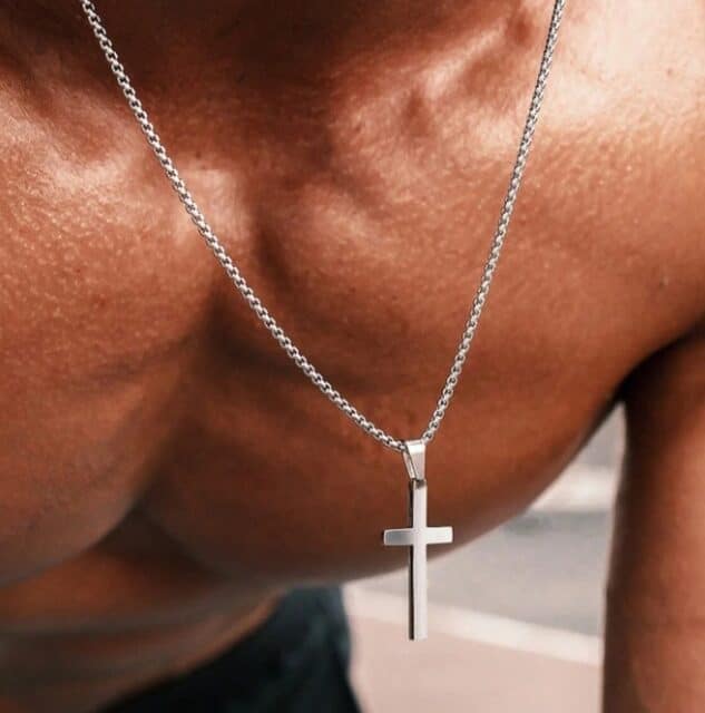 Pendentif Homme Collier Homme Original Collier Croix Chrétienne