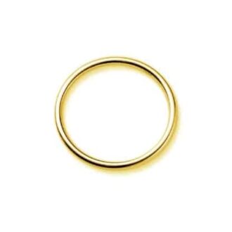 Bague de doigt anneau de phalange en argent plaqué or en gros plan sur fond blanc, design minimaliste et élégant pour femmes