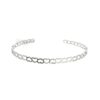 N8017j Bracelet Coeurs Acier Inoxydable argenté femme réglable - Bijoux Bracelets en ligne Ninanina