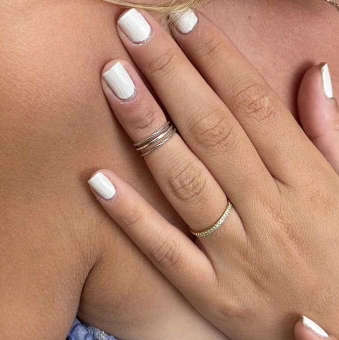 N8106 Bague de Phalanges Argent 925 massif femme 3 rangs - Bijoux Bagues en ligne Ninanina