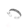 N8112b Bague de pied Argent 925 motif fleur pour femme - Bijoux Bagues en ligne Ninanina