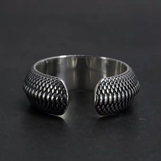 N8250h-Bague-Viking-Homme-Argent-Réglable-Ecailles-Serpent-De-Midgard-Bijoux-Bagues-hommes-en-ligne-