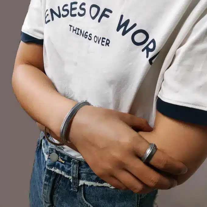 N8250i Bague Viking Homme Argent Réglable Ecailles Serpent De Midgard - Bijoux Bagues hommes en ligne Ninanina