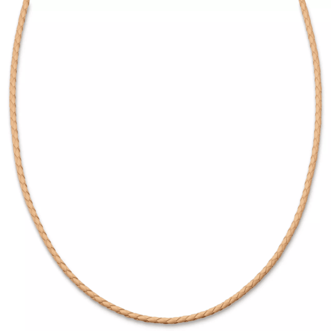 N8319e Collier Ras De Cou En Cuir Tressé Fin Minimaliste Homme - Bijoux Colliers hommes tendances en ligne