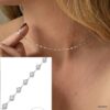 N8312c Chaine femme argent 925 maille fantaisie soleil plat made in France - Bijoux Chaines femmes en ligne Ninanina