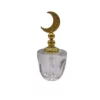 N8345e Flacon de parfum vide en verre avec bouchon doré en forme de croissant de lune - Accessoires flacons de parfums en ligne Ninanina