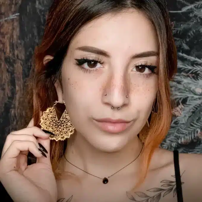 N8383g Boucles D'Oreilles Ethniques Chic Rondes Motif Floral doré ou argenté - Bijoux Boucle d'oreille boheme en ligne Ninanina