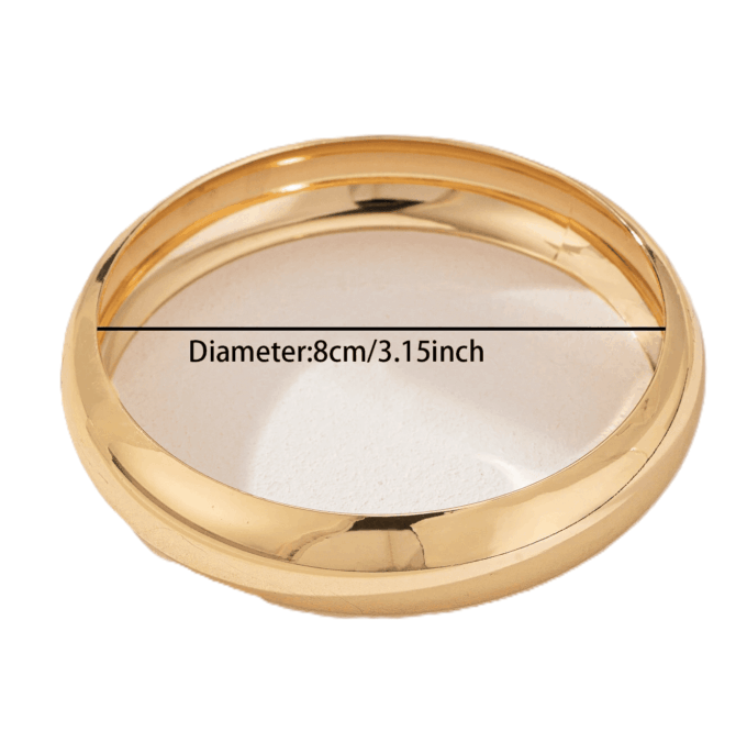 N8465a Bracelet Manchette Doré Epais Et Large Pour Haut De Bras - Bijoux de biceps en ligne Ninanina