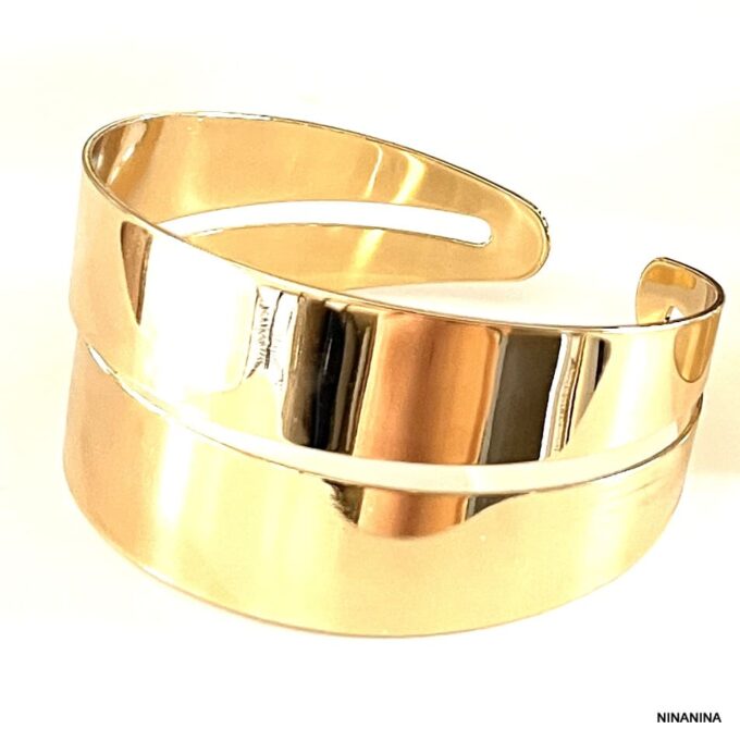 N8479h Ensemble Bracelets Femme Manchette Doré Pour Biceps Et Poignet - Bijoux Bracelet femmes en ligne Ninanina