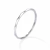 N8621b Bague Bout De Doigt Texturée Femme - Anneau Acier Inoxydable Argenté - Bijoux bagues de phalanges en ligne Ninanina