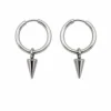 N8626a Boucle d’Oreille Gothique Homme – Créole Pendentif Pointe en Acier Inoxydable - Bijoux d'oreilles hommes en ligne Ninanina