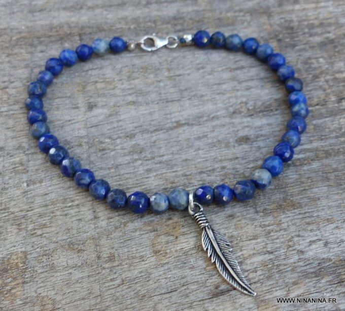 N4797c_Bracelet_lapis_lazuli_plume_argent_925_massif_-_Bijoux_Bracelets_en_ligne_Ninanina