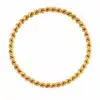N8641b Bague De Phalange Femme dorée torsadée acier inoyxdable - Bijoux bagues femmes en ligne Ninanina