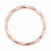 N8644A Bague Bout Doigt Femme - Anneau Facetté Acier Inoxydable rose - Bijoux bagues femmes en ligne Ninanina