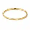 N8644g Bague Bout Doigt Femme - Anneau Facetté Acier Inoxydable rose - Bijoux bagues femmes en ligne Ninanina