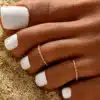 N8655b Bague Torsadée Or pour Orteil – Anneau Acier Inoxydable Doré - Bijoux de pieds en ligne Ninanina