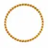 N8655c Bague Torsadée Or pour Orteil – Anneau Acier Inoxydable Doré - Bijoux de pieds en ligne Ninanina