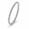 N8655d Bague Torsadée Or pour Orteil – Anneau Acier Inoxydable Doré - Bijoux de pieds en ligne Ninanina